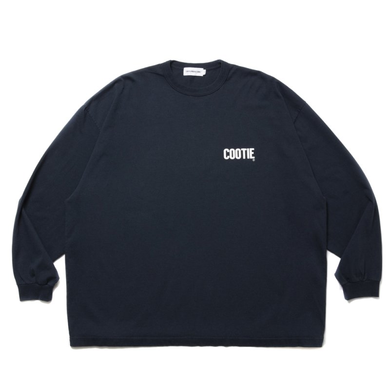 画像1: COOTIE PRODUCTIONS/AD Processing Oversized L/S Tee（Navy）［プリント長袖T-25春夏］