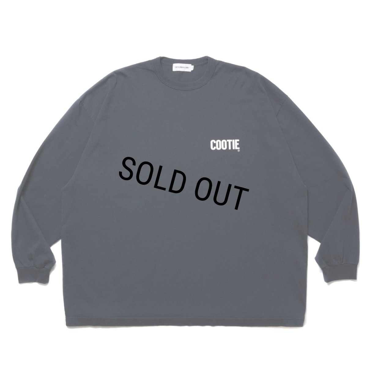 画像2: COOTIE PRODUCTIONS/AD Processing Oversized L/S Tee（Navy）［プリント長袖T-25春夏］ (2)