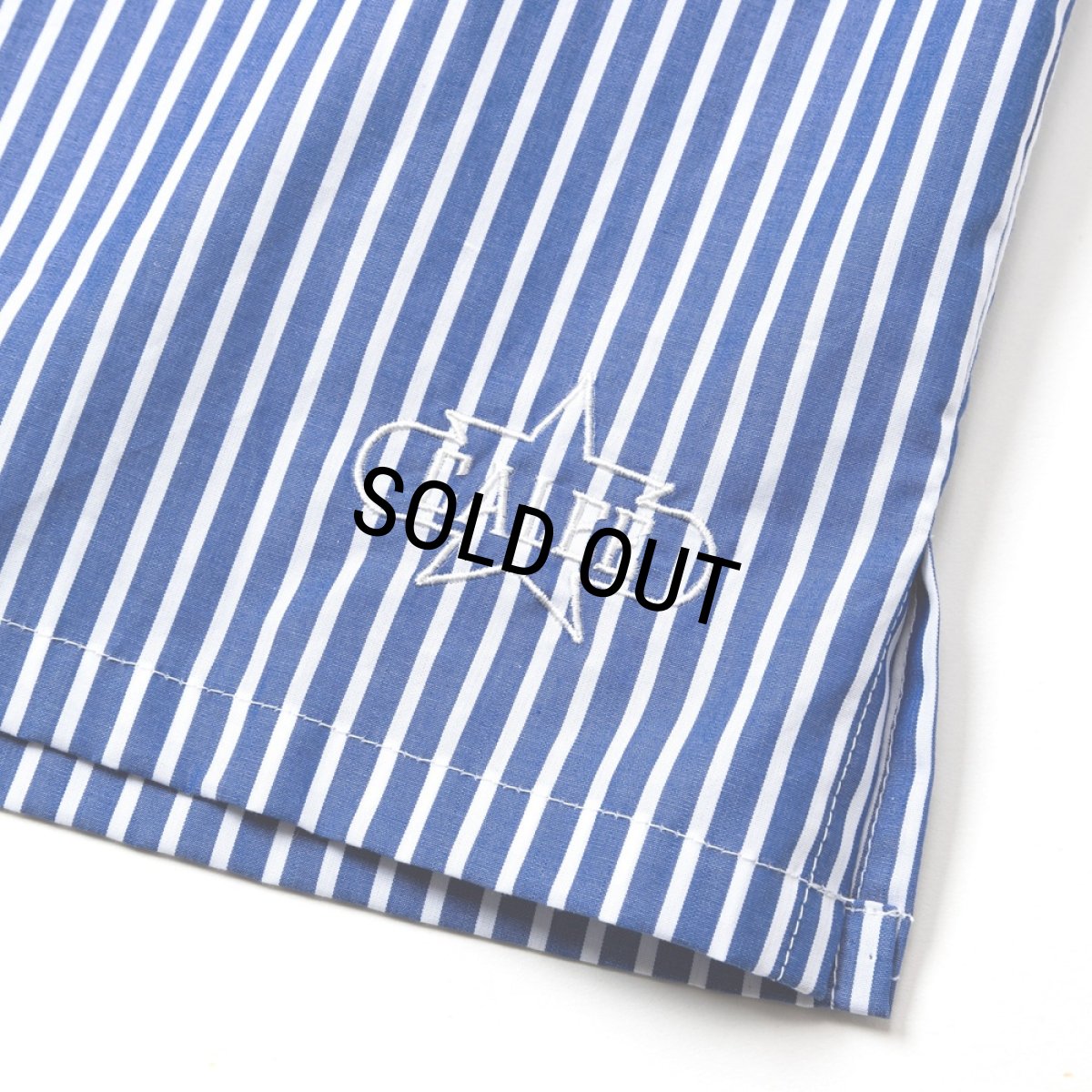 画像6: CALEE/STRIPE BOX L/S SH（STRIPE/B）［ストライプボックスシャツ-25春夏］ (6)