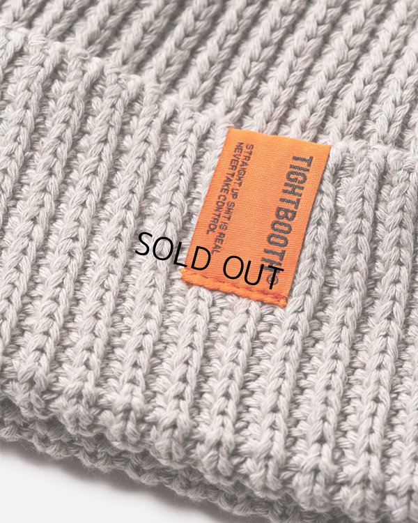 画像2: TIGHTBOOTH/TAG BEANIE（Grey）［タグビーニー-25春夏］