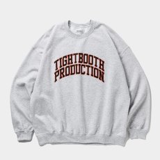 画像1: 【30％OFF】TIGHTBOOTH/COLLEGE CREW SWEAT SHIRT（Ash）［クルーネックスウェット-25春夏］ (1)