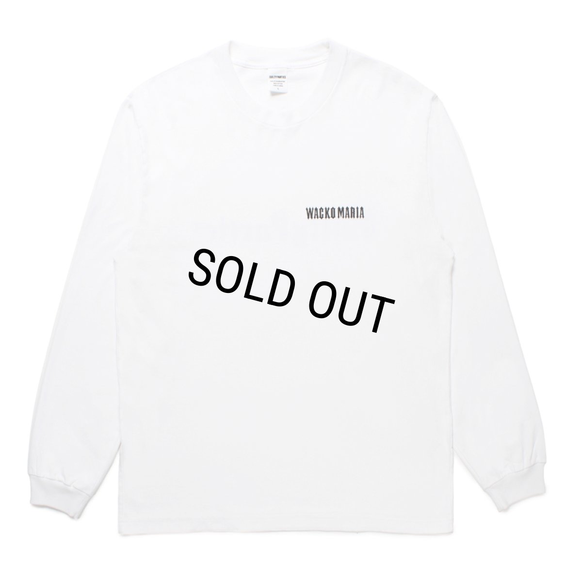 画像2: WACKO MARIA/TIM LEHI / WASHED HEAVY WEIGHT LONG SLEEVE T-SHIRT（WHITE）［プリント長袖T-25春夏］ (2)