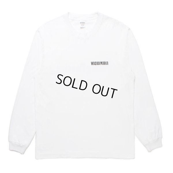 画像2: WACKO MARIA/TIM LEHI / WASHED HEAVY WEIGHT LONG SLEEVE T-SHIRT（WHITE）［プリント長袖T-25春夏］