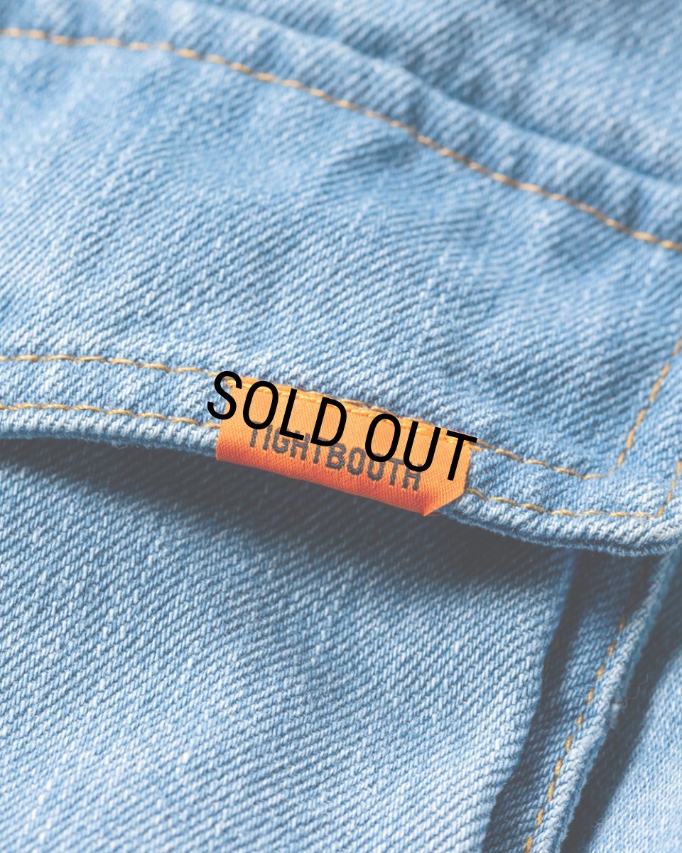 画像4: TIGHTBOOTH/DENIM DRIZZLER JACKET（Light Blue）［デニムドリズラーJKT-25春夏］ (4)