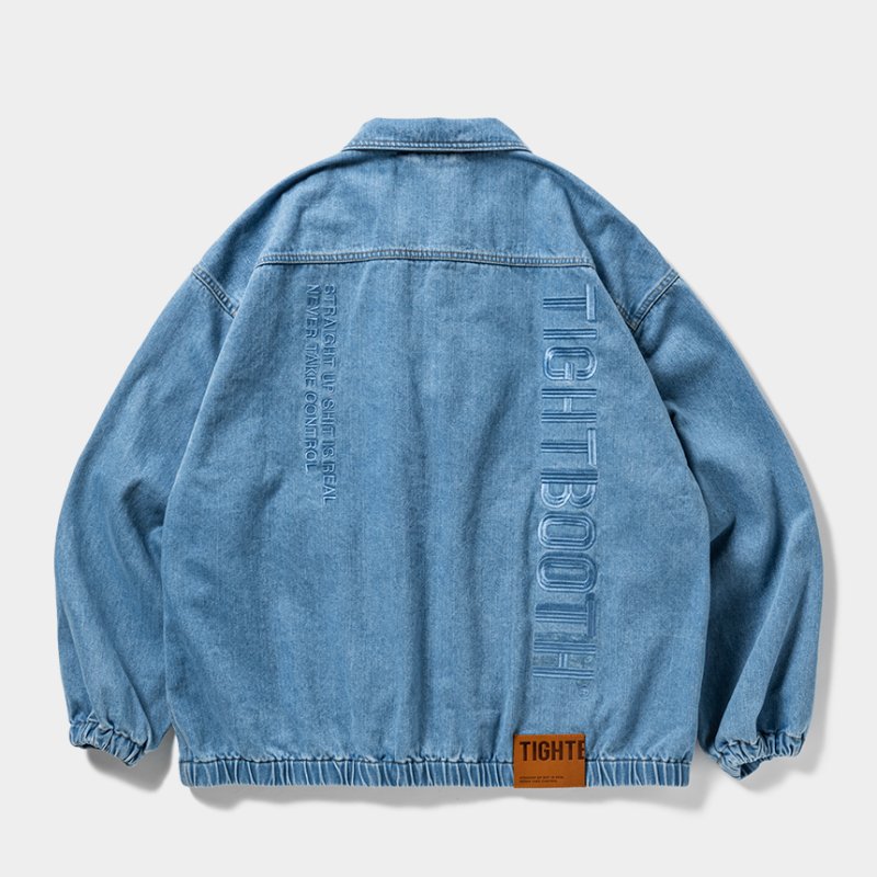 画像2: TIGHTBOOTH/DENIM DRIZZLER JACKET（Light Blue）［デニムドリズラーJKT-25春夏］