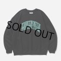 TIGHTBOOTH/COLLEGE CREW SWEAT SHIRT（Black）［クルーネックスウェット-25春夏］