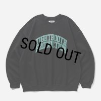 TIGHTBOOTH/COLLEGE CREW SWEAT SHIRT（Black）［クルーネックスウェット-25春夏］