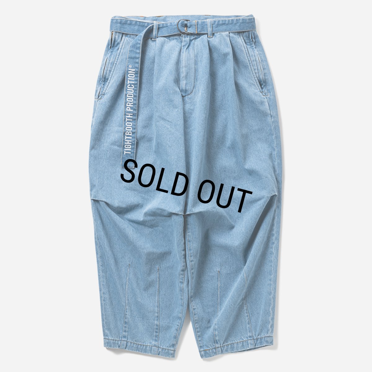 画像1: TIGHTBOOTH/DENIM BALLOON PANTS（Light Blue）［デニムバルーンパンツ-25春夏］ (1)
