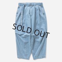 TIGHTBOOTH/DENIM BALLOON PANTS（Light Blue）［デニムバルーンパンツ-25春夏］