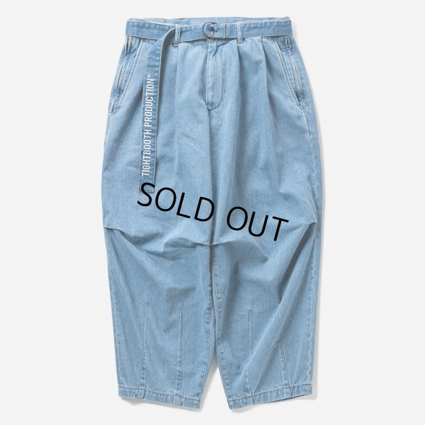画像1: TIGHTBOOTH/DENIM BALLOON PANTS（Light Blue）［デニムバルーンパンツ-25春夏］