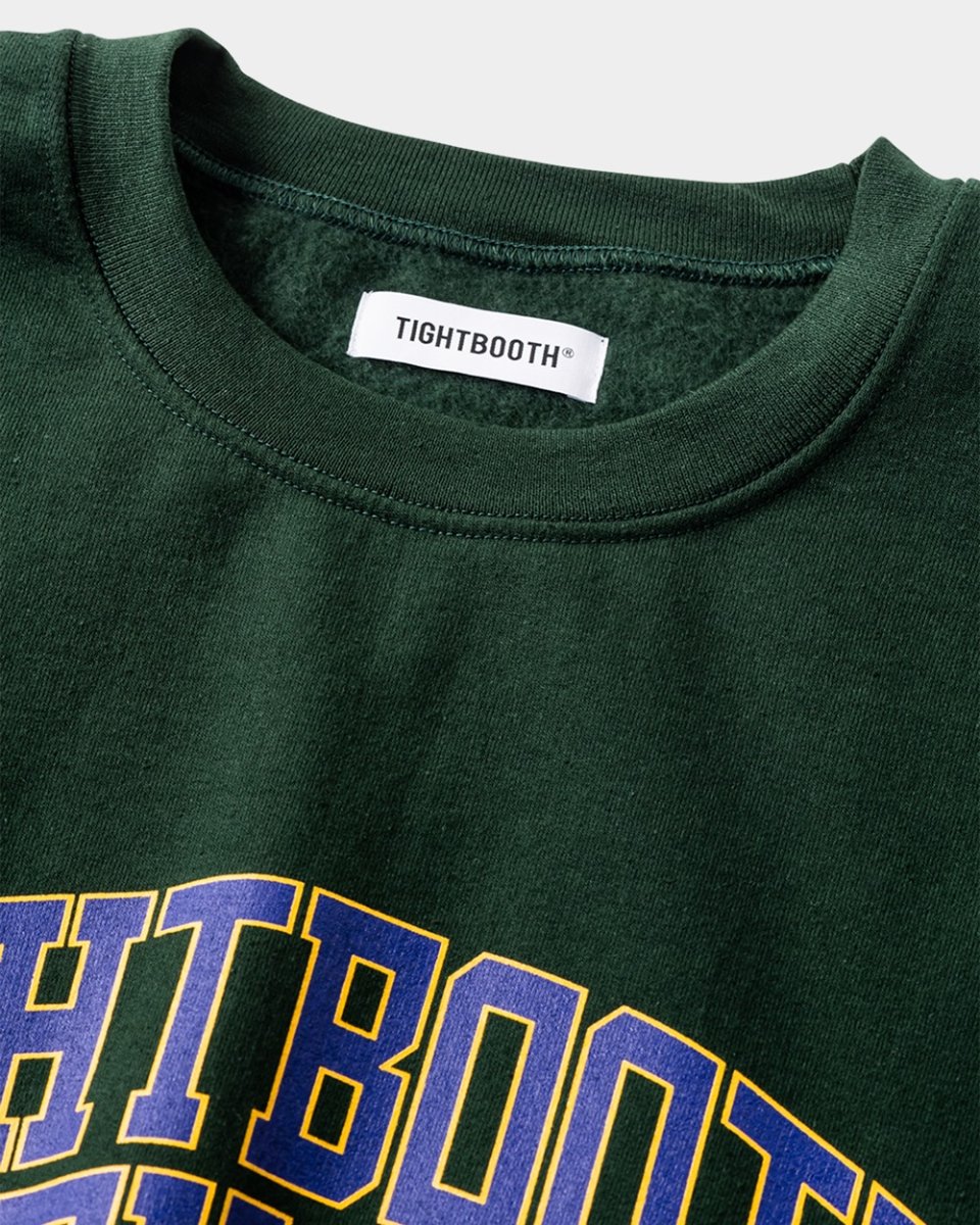 画像2: 【30％OFF】TIGHTBOOTH/COLLEGE CREW SWEAT SHIRT（Forest）［クルーネックスウェット-25春夏］ (2)