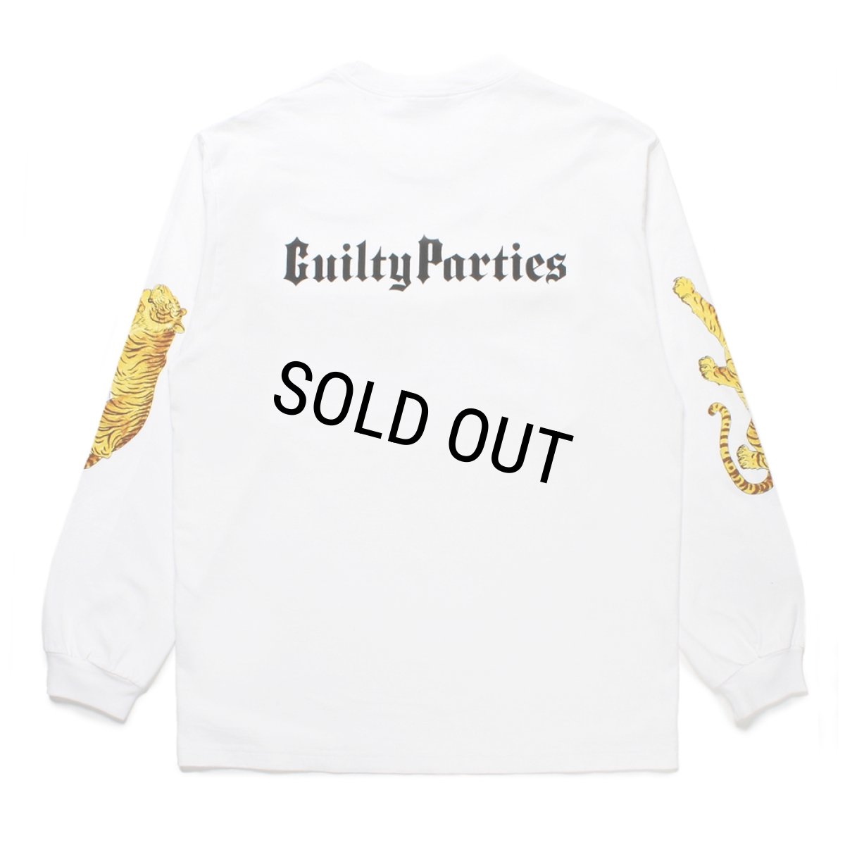 画像1: WACKO MARIA/TIM LEHI / WASHED HEAVY WEIGHT LONG SLEEVE T-SHIRT（WHITE）［プリント長袖T-25春夏］ (1)