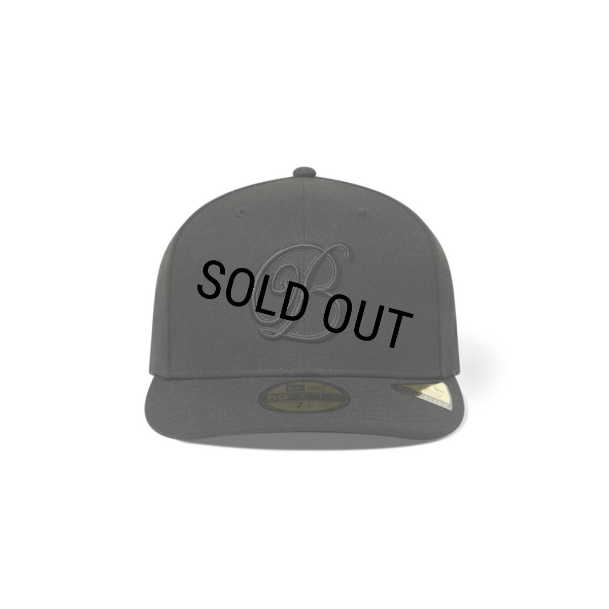 画像1: BlackEyePatch/B EMBLEM PRE CURVED NEW ERA CAP(BLACK) (1)