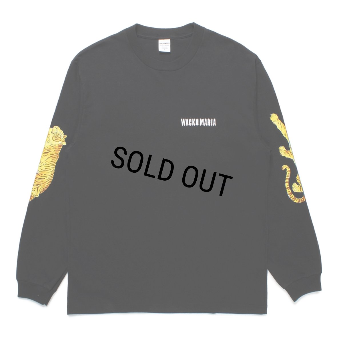 画像2: WACKO MARIA/TIM LEHI / WASHED HEAVY WEIGHT LONG SLEEVE T-SHIRT（BLACK）［プリント長袖T-25春夏］ (2)