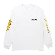 画像2: WACKO MARIA/TIM LEHI / WASHED HEAVY WEIGHT LONG SLEEVE T-SHIRT（WHITE）［プリント長袖T-25春夏］ (2)
