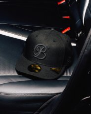 画像3: BlackEyePatch/B EMBLEM PRE CURVED NEW ERA CAP(BLACK) (3)