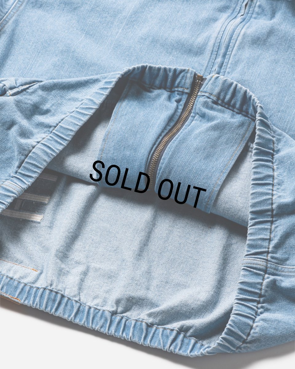 画像6: TIGHTBOOTH/DENIM DRIZZLER JACKET（Light Blue）［デニムドリズラーJKT-25春夏］ (6)
