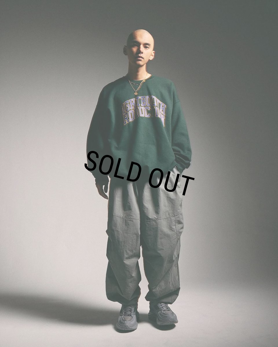 画像2: 【30％OFF】TIGHTBOOTH/COLLEGE CREW SWEAT SHIRT（Ash）［クルーネックスウェット-25春夏］ (2)