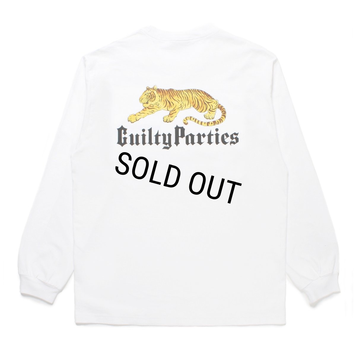 画像1: WACKO MARIA/TIM LEHI / WASHED HEAVY WEIGHT LONG SLEEVE T-SHIRT（WHITE）［プリント長袖T-25春夏］ (1)