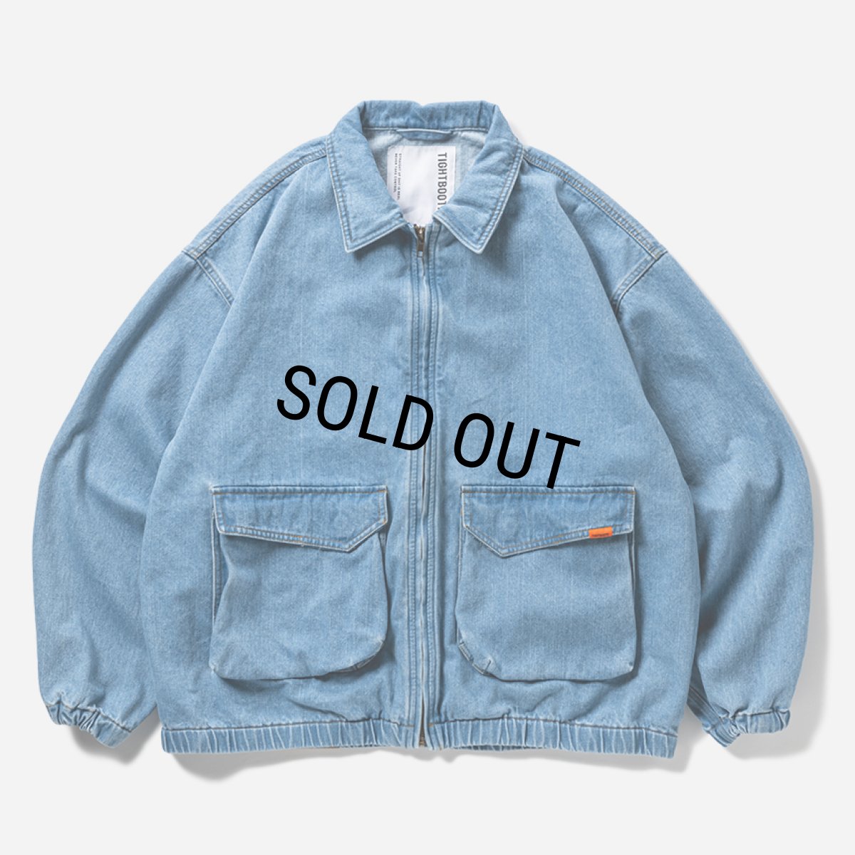 画像1: TIGHTBOOTH/DENIM DRIZZLER JACKET（Light Blue）［デニムドリズラーJKT-25春夏］ (1)