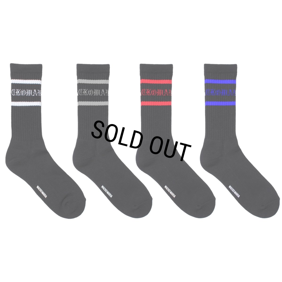 画像1: WACKO MARIA/SPORTS SOCKS（各色）［スポーツソックス-25春夏］ (1)