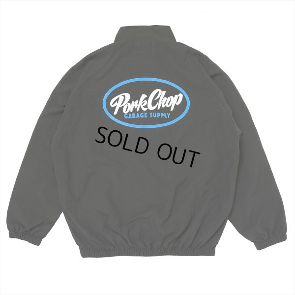 画像1: PORKCHOP/OVAL LOGO NYLON JACKET（DARK OLIVE）［ナイロンJKT-25春夏］