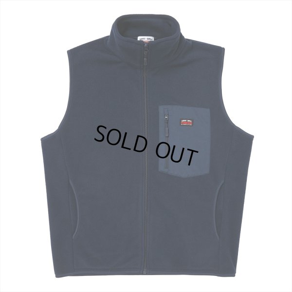 画像1: PORKCHOP/FLEECE VEST（NAVY）［フリースベスト-25春夏］