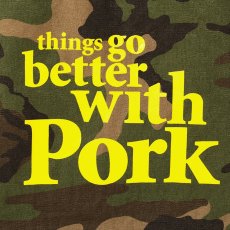 画像4: PORKCHOP/THINGS GO BETTER TOTE BAG（CAMO）［トートバッグ-25春夏］ (4)