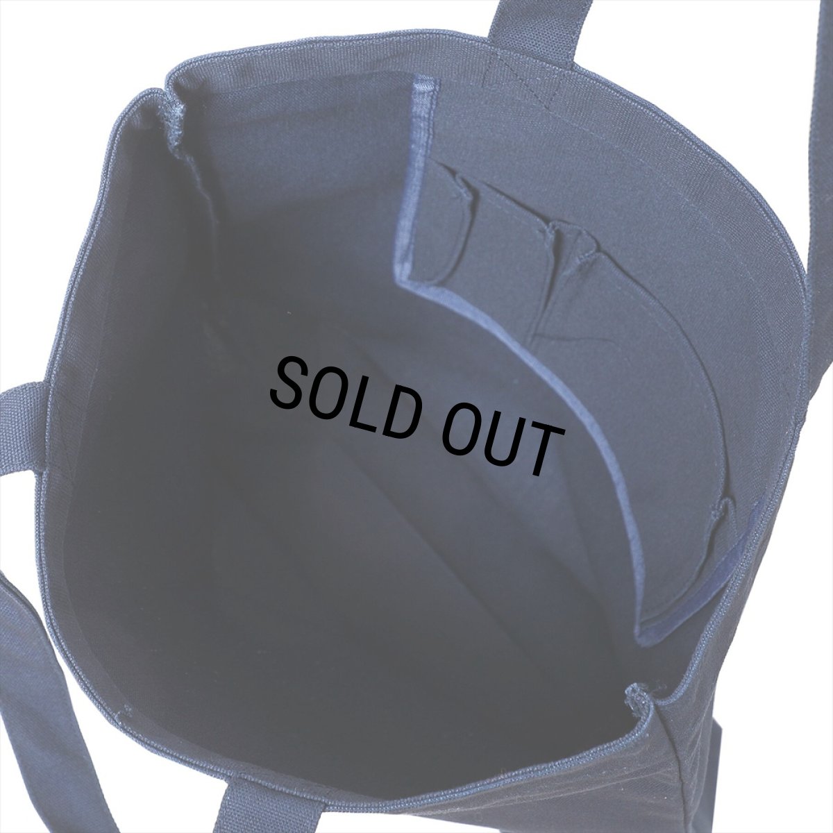 画像3: PORKCHOP/THINGS GO BETTER TOTE BAG（NAVY）［トートバッグ-25春夏］ (3)