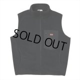 PORKCHOP/FLEECE VEST（BLACK）［フリースベスト-25春夏］
