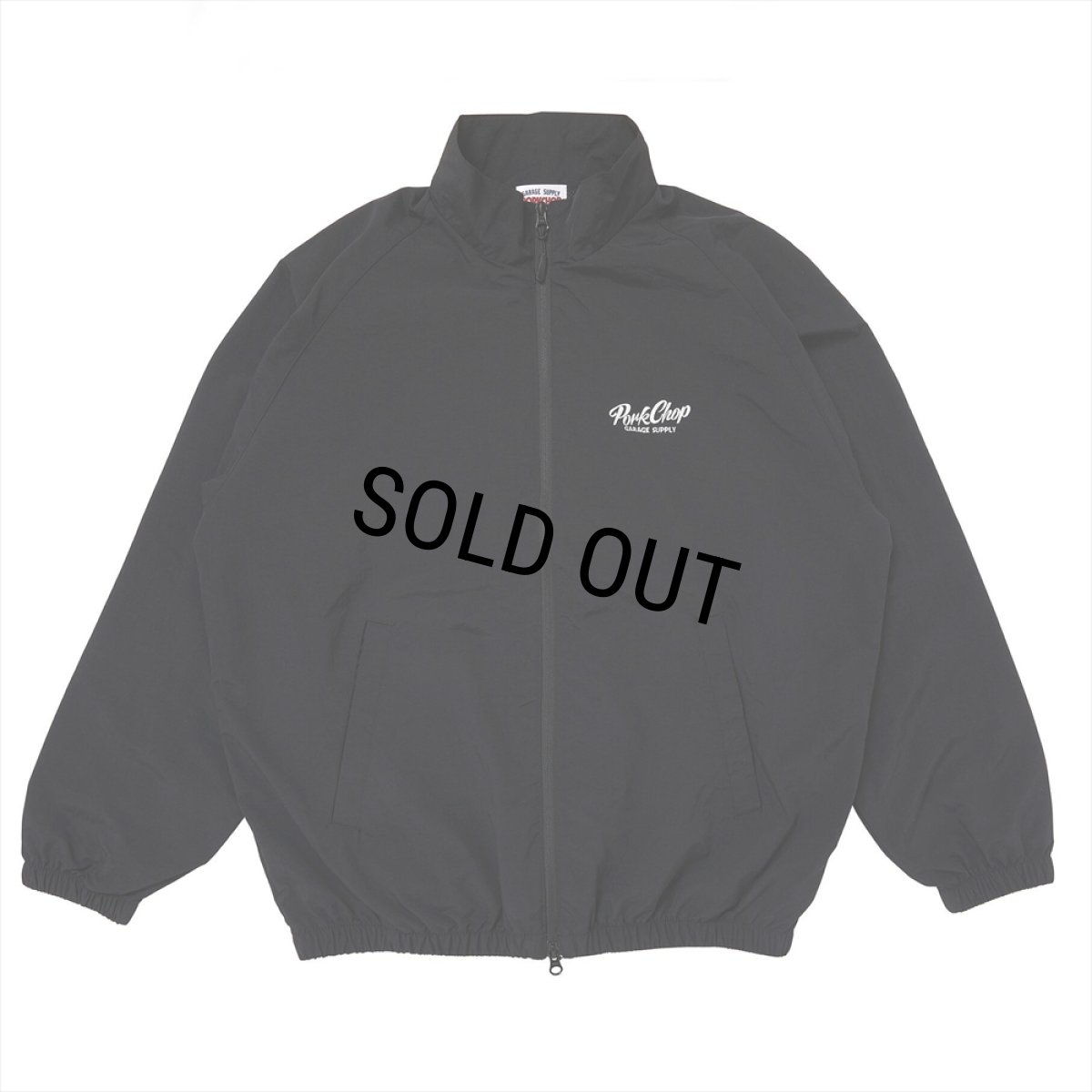 画像2: PORKCHOP/OVAL LOGO NYLON JACKET（BLACK）［ナイロンJKT-25春夏］ (2)