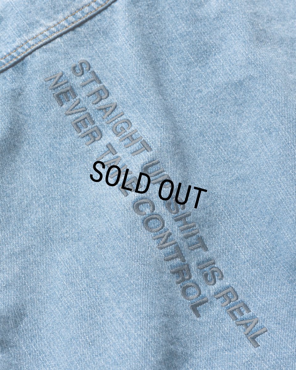 画像8: TIGHTBOOTH/DENIM DRIZZLER JACKET（Light Blue）［デニムドリズラーJKT-25春夏］ (8)