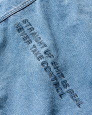 画像8: TIGHTBOOTH/DENIM DRIZZLER JACKET（Light Blue）［デニムドリズラーJKT-25春夏］ (8)