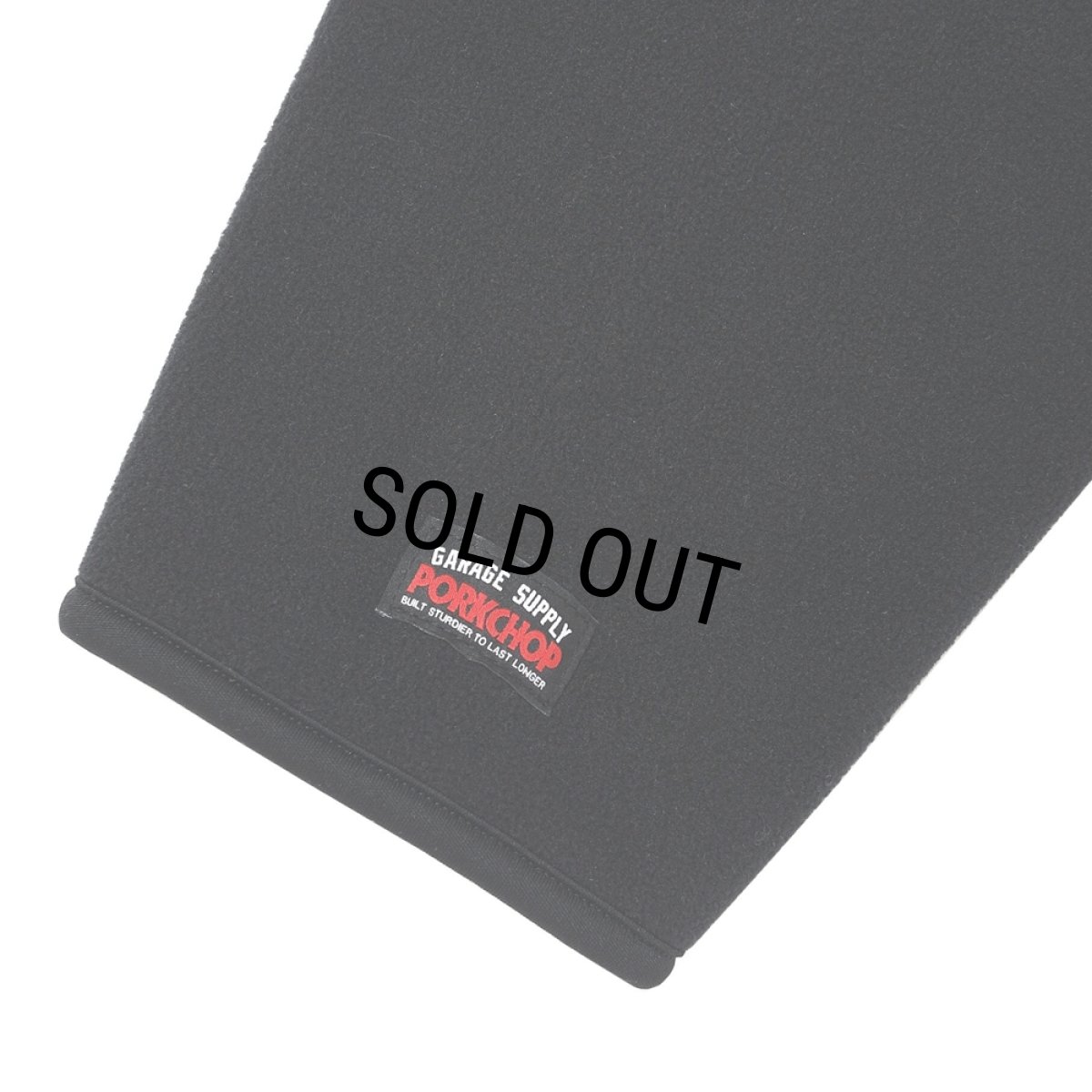 画像5: PORKCHOP/CS FLEECE SHIRT（BLACK）［フリースクルーネック-25春夏］ (5)