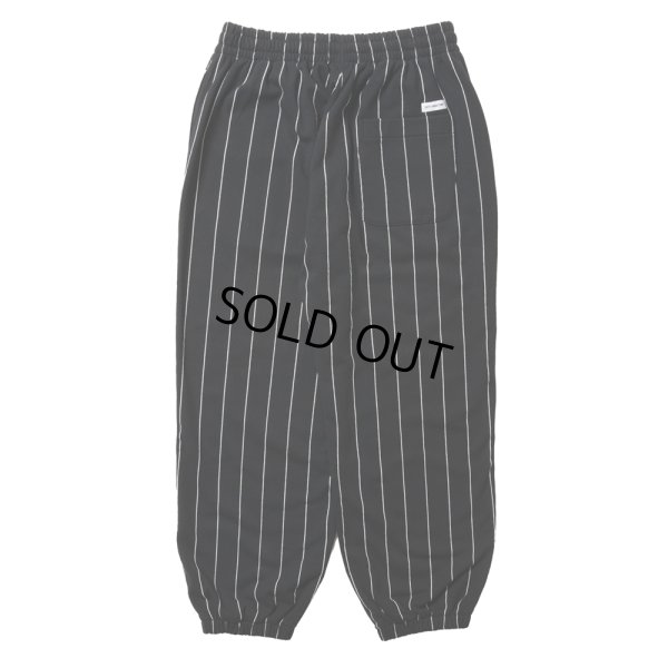 画像2: COOTIE PRODUCTIONS/Allover Print Open End Yarn Sweat Easy Pants（Black）［ストライプスウェットイージーパンツ-25春夏］