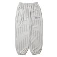 画像1: COOTIE PRODUCTIONS/Allover Print Open End Yarn Sweat Easy Pants（Oatmeal）［ストライプスウェットイージーパンツ-25春夏］ (1)