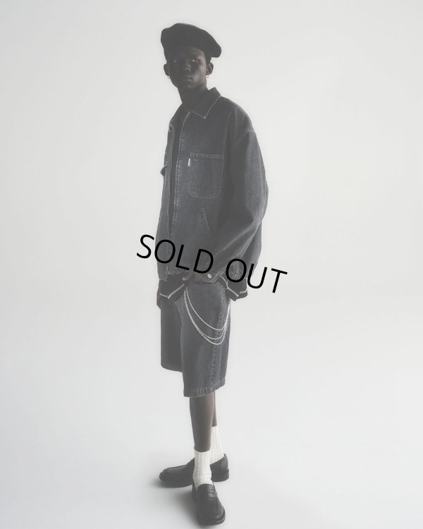 画像2: COOTIE PRODUCTIONS/Denim Zip Up Work Jacket（Black）［デニムジップワークJKT-25春夏］