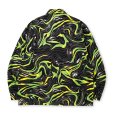 画像2: CALEE/CAMO PATTERN OVER SHILHOUETTE L/S SHIRT JACKET（BLACK/GREEN）［カモパターンシャツJKT-25春夏］ (2)