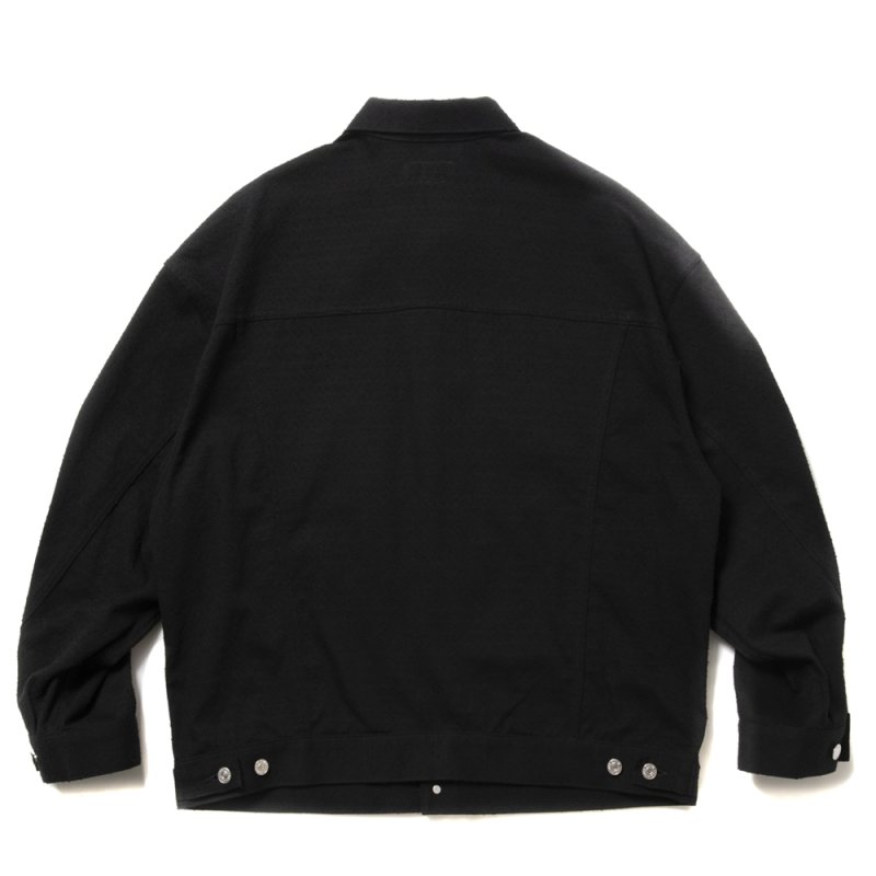 画像2: COOTIE PRODUCTIONS/Needle Punch Twill 3rd Type Jacket（Black）［ニードルパンチツイルサードタイプJKT-25春夏］