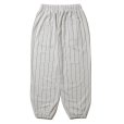 画像2: COOTIE PRODUCTIONS/Allover Print Open End Yarn Sweat Easy Pants（Oatmeal）［ストライプスウェットイージーパンツ-25春夏］ (2)