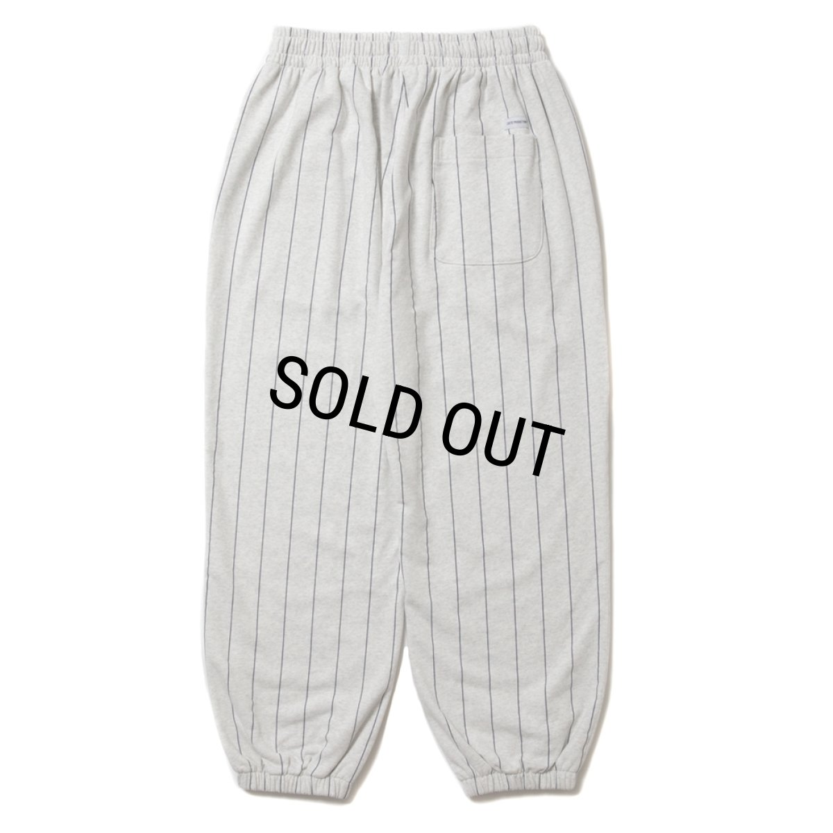 画像2: COOTIE PRODUCTIONS/Allover Print Open End Yarn Sweat Easy Pants（Oatmeal）［ストライプスウェットイージーパンツ-25春夏］ (2)