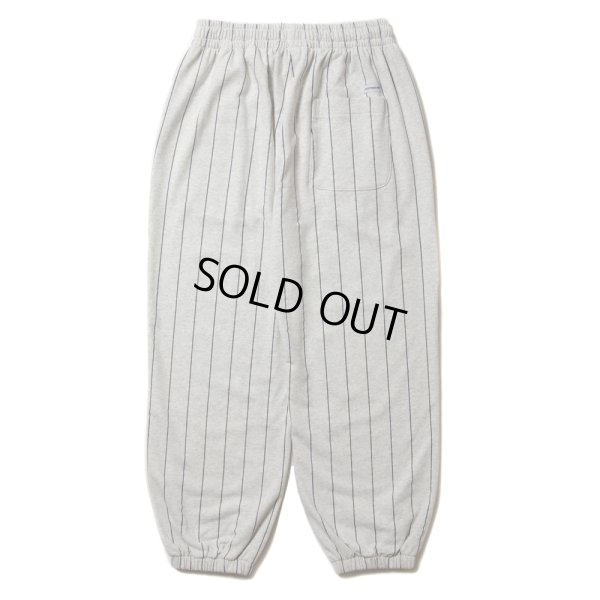 画像2: COOTIE PRODUCTIONS/Allover Print Open End Yarn Sweat Easy Pants（Oatmeal）［ストライプスウェットイージーパンツ-25春夏］