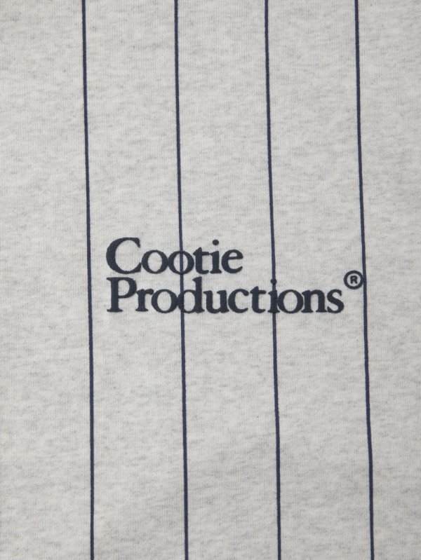 画像2: COOTIE PRODUCTIONS/Allover Print Open End Yarn Sweat Crew（Oatmeal）［ストライプスウェットクルー-25春夏］