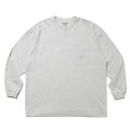 COOTIE PRODUCTIONS/Open End Yarn Error Fit L/S Tee（Oatmeal）［エラーフィット長袖ポケT-25春夏］