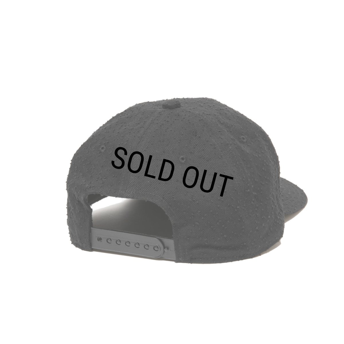 画像3: COOTIE PRODUCTIONS/Needle Punch Twill 5 Panel Cap（Black）［ニードルパンチツイル5パネルキャップ-25春夏］ (3)