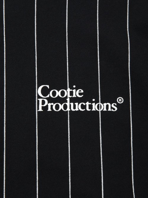 他の写真3: COOTIE PRODUCTIONS/Allover Print Open End Yarn Sweat Crew（Black）［ストライプスウェットクルー-25春夏］