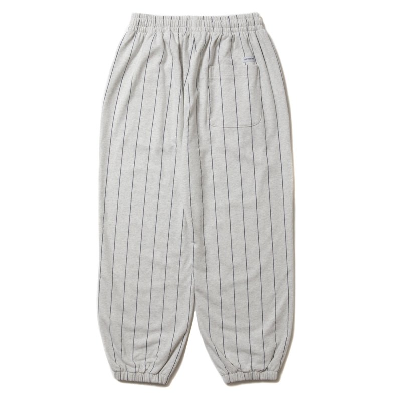 画像2: COOTIE PRODUCTIONS/Allover Print Open End Yarn Sweat Easy Pants（Oatmeal）［ストライプスウェットイージーパンツ-25春夏］
