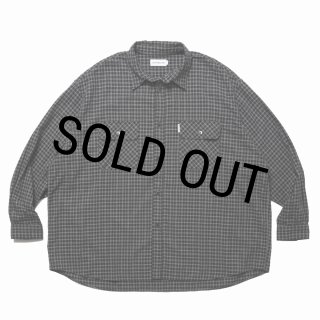 トップス 25SS COOTIE Check Oversized L/S Shirts 25SS COOTIE Check Oversized L/S Shirts