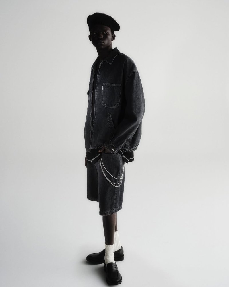 画像2: COOTIE PRODUCTIONS/Denim Zip Up Work Jacket（Black）［デニムジップワークJKT-25春夏］