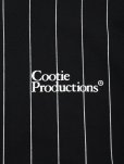 画像3: COOTIE PRODUCTIONS/Allover Print Open End Yarn Sweat Crew（Black）［ストライプスウェットクルー-25春夏］ (3)